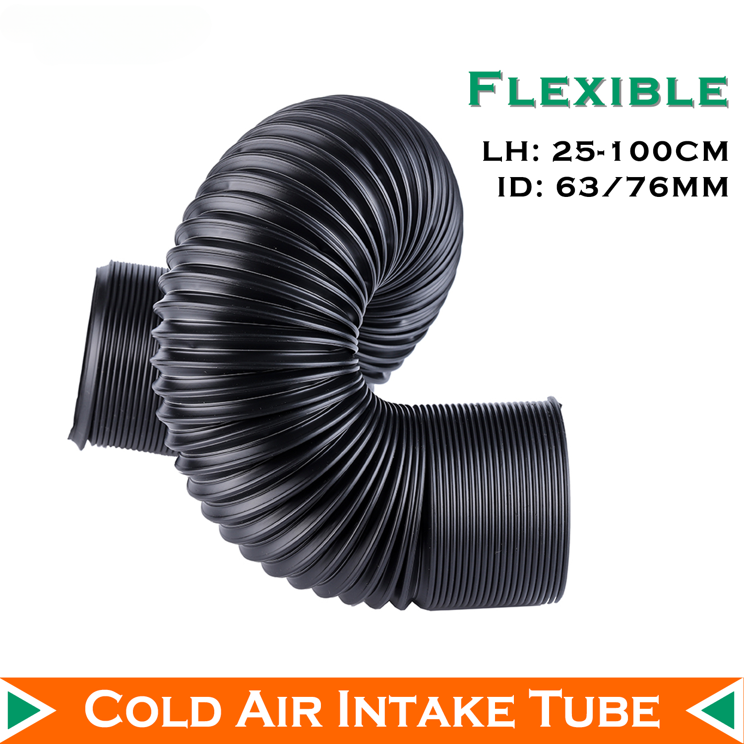 Upgrade Your Ride with a 2.5-Inch or 3-Inch Flexible Auto Cold Air Intake Pipe Kit