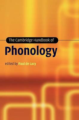 The Cambridge Handbook of Phonology Lacy Hardback Cambridge University Press