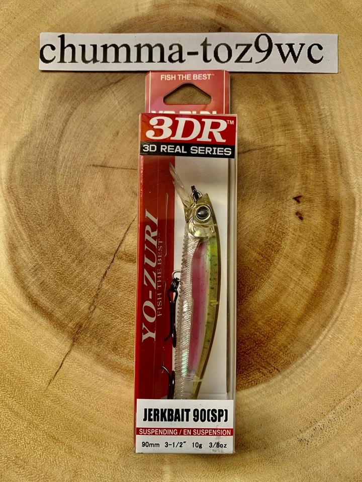 Yo-Zuri, 3DR 90SP подвесной Jerkbait, бас рыбалки, Бесплатная доставка! Новый с Ярлыками! - Изображение 3 из 4