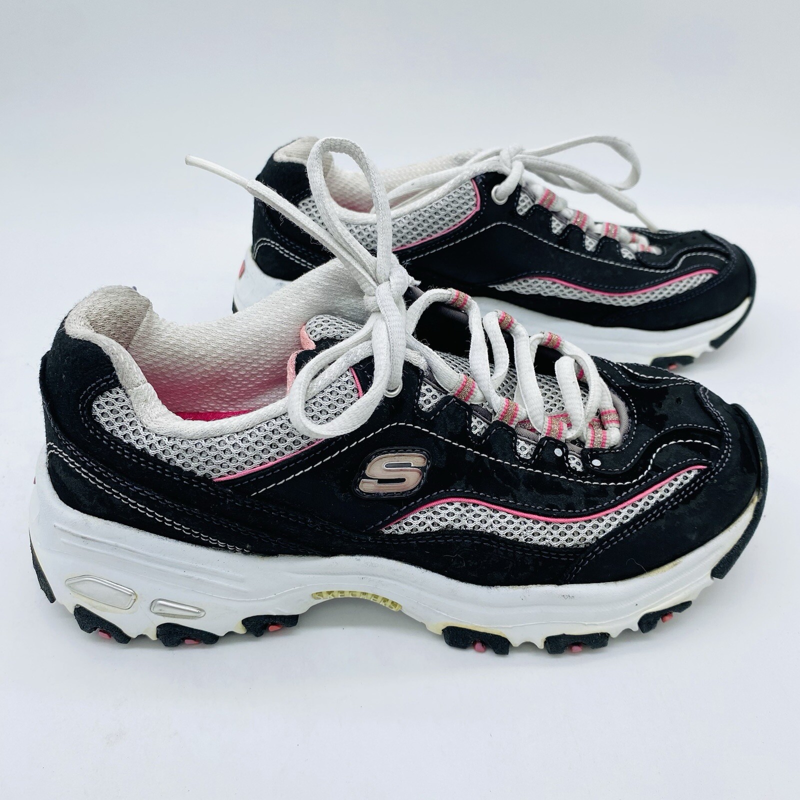 Skechers D'Lites Women's Size Wide Fit Shoes Air Cooled Comfort
