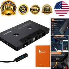 Car Audio Bluetooth Cassette Receiver, Tape Player Bluetooth 5.0 Cassette Aux...