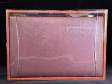 WE Games Burgundy/Black Leatherette Backgammo...