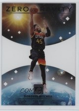 2020-21 Panini Clearly Donruss Clearly Zero Gravity Donovan Mitchell #4 0nr3