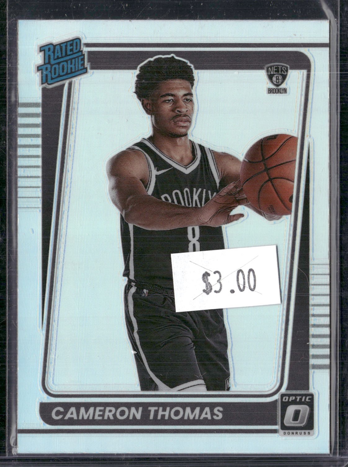 2021-22 Donruss Optic #153 Cameron Thomas Holo