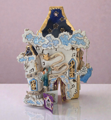 2003 Heather Goldminc Blue Sky Clayworks Hark the Herald Angels Sing Music House