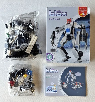 Wilko Blox 3 in 1 Roboter 3 verschiedene Roboter Brandneu Kompatibel mit Iego