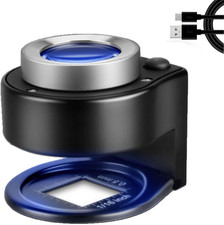 30X Loupe Magnifier, Rechargeable Portable Jewelers Loupe with LED/UV Light