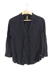 G-STAR Langarm-Bluse Damen Bluse Gr. DE 38 schwarz Casual-Look