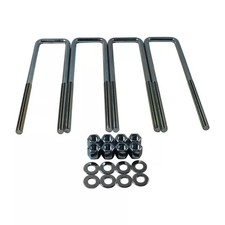 Leaf Spring Axle U-Bolts 2.5 Wide 9/16 Dia 12.5 Long for Silverado Sierra
