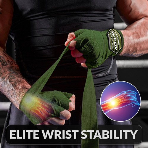 Training Boxing Glove &Boxing Hand Wraps Bundle for Kickboxing,Muay Thai,Support - Picture 7 of 111
