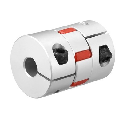 uxcell Shaft Coupling 12mm to 14mm Bore L55xD40 12 L55xD40, Silver