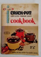 Rival Crock Pot Slow Electric Stonewear Cooker Cookbook and Owner's Manual M...