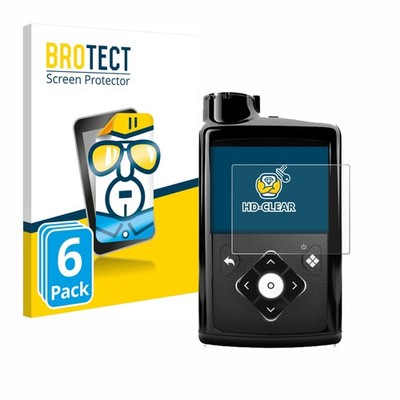 6x Medtronic Minimed 780G Displayschutzfolie Transparent