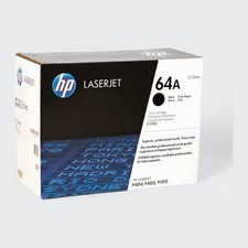 HP 64A Black LaserJet Toner Cartridge New Open Box New Open Box - Repackaged OE