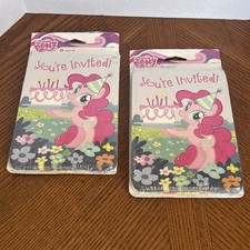 My Little Pony Birthday Invitations 8 pack Lot of 2