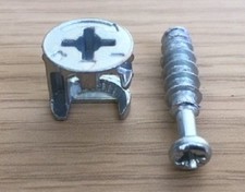 Cam Pin Lock Ikea Style Flat Pack Furniture Fixings Nut And Bolt Many Pack Sizes