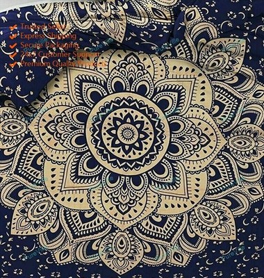 As per Image Double Duvet Cover Set Bedding Ethnic Boho Blanket Doona Cover