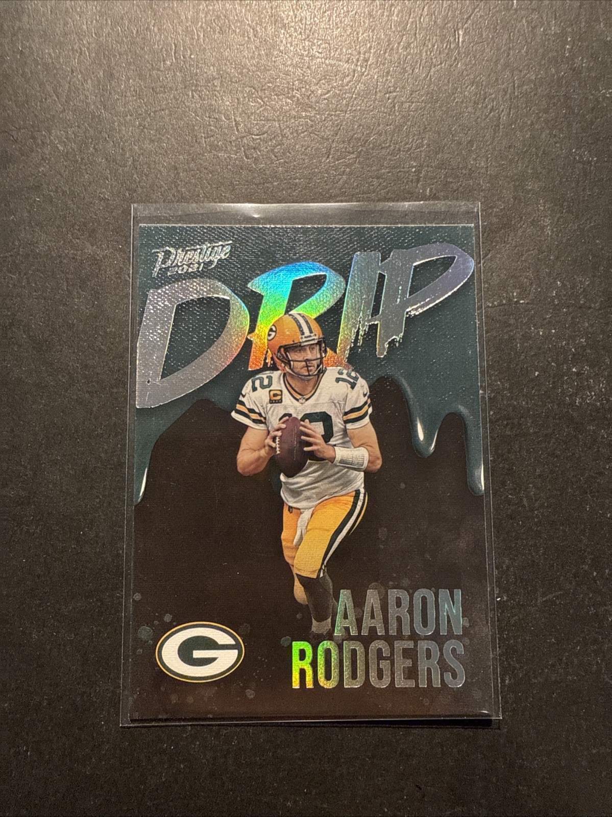 2021 AARON RODGERS Panini Prestige Football DRIP Case Hit SSP Packers
