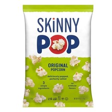 SkinnyPop Popcorn Original, Whole Grain Dairy Free Snack 4.4oz Bag.