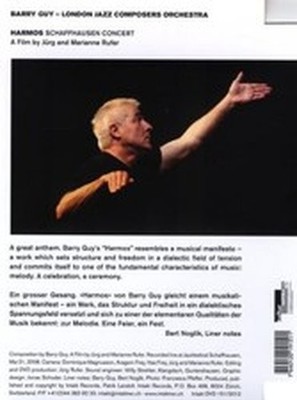 HARMOS-LIVE AT SCHAFFHAUSEN BARRY GUY NEW Region 2 DVD