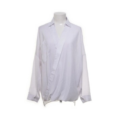 Alpha Studio, Wickelbluse, Größe: 46, AD-2714L, Weiß, Polyester, Einfarbig #OfJ