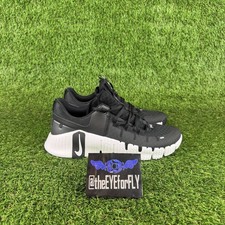 Nike Free Metcon 5 Black White Gym CrossFit Shoes DV3949-001 Men  s Size 8.5 NEW