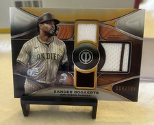 2025 Topps Tribute Xander Bogaerts Triple Relics /199 #TTR-XB  Game Used Padres