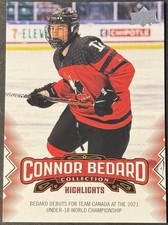 2023-24 Upper Deck Connor Bedard Collection #1 Connor Bedard