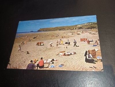 The Beach & Pentire Point At Low Water, Polzeath, Cornwall
