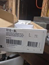 Kohler K-7213-BL Clearflo 1-1/2" Tub Drain Kit - with Overflow and PVC, Black