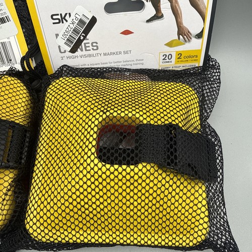 SKLZ Mini Cones for Speed and Agility Training 40-Pack - Red/Yellow T1 - Afbeelding 2 van 3