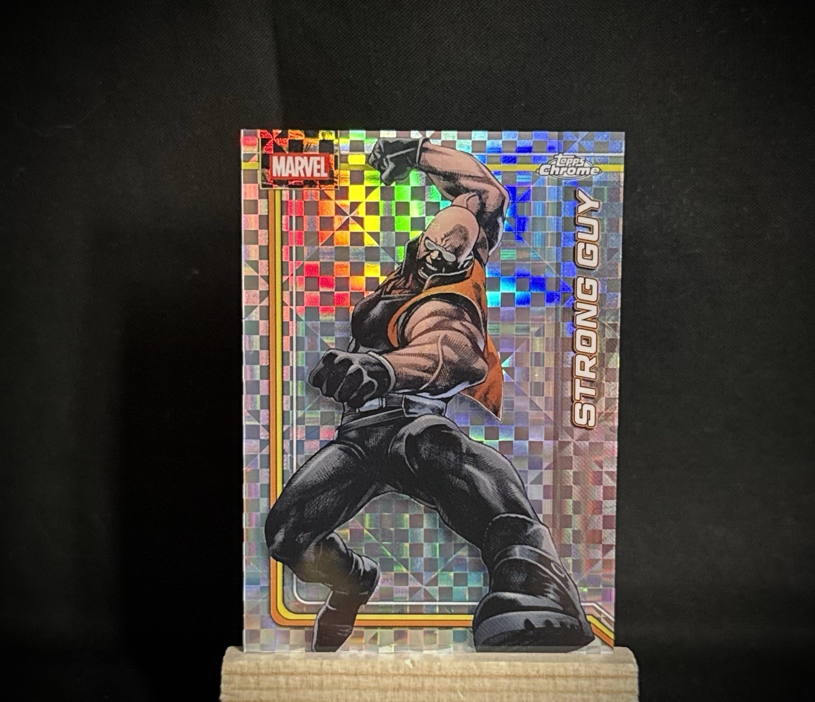 Topps 2026 Topps Chrome Marvel Strong Guy #170 Hologram Trading Card
