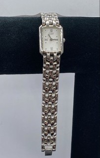 Women's Citizen Quartz Dress Bracelet 17mm Rectangle Case Stainless Steel Watch