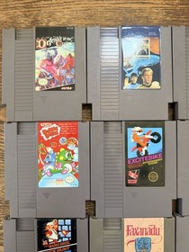 Nintendo NES Lot 29 Authentic OEM Mario Bubble Bobble Double Dragon Shadowgate