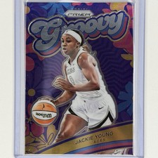 2024 Panini Prizm WNBA Groovy Jackie Young #6 Las Vegas Aces Insert SP