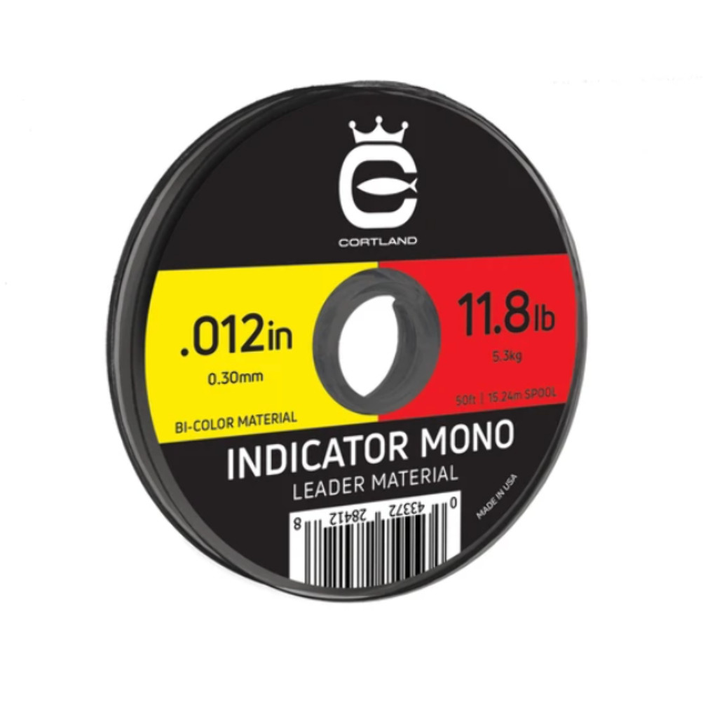 Cortland Indicador Mono Leader material - Bicolor