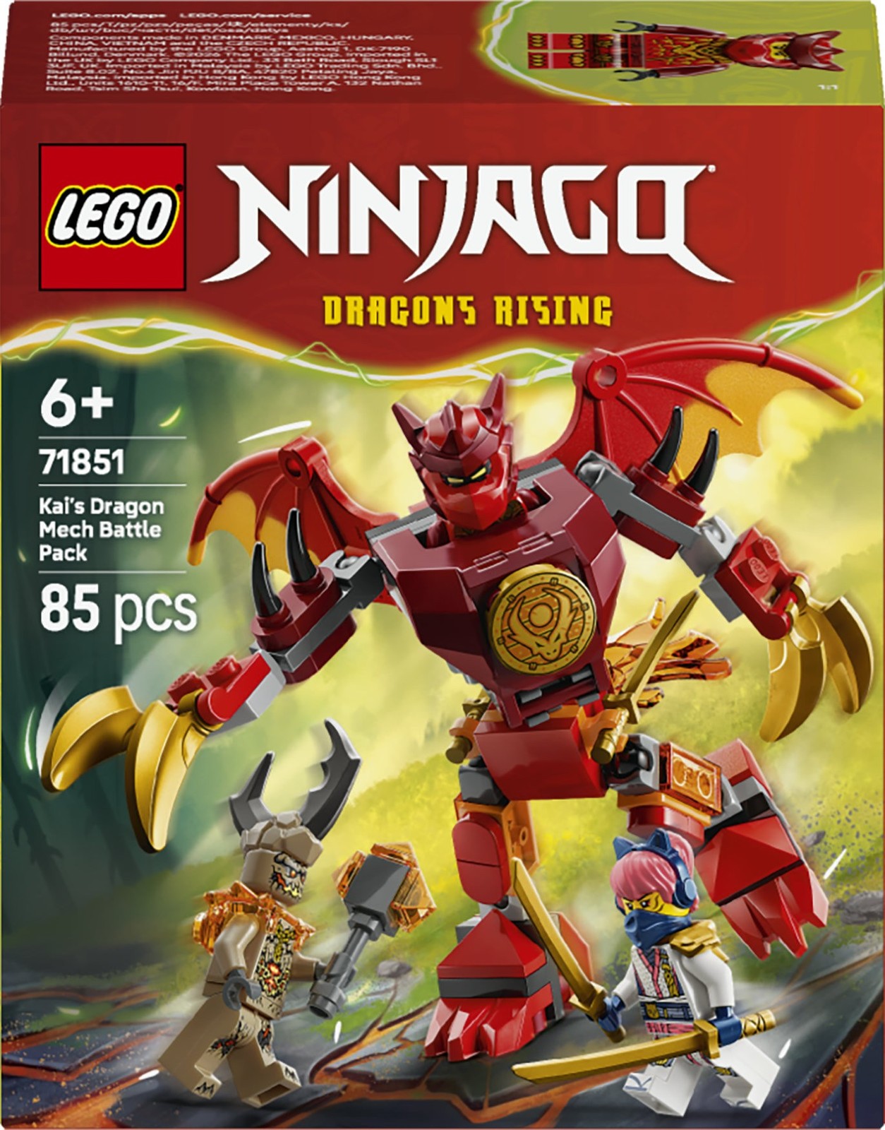 LEGO Ninjago El Mech Dragon De Kai 71851 85 pièces - Image 2