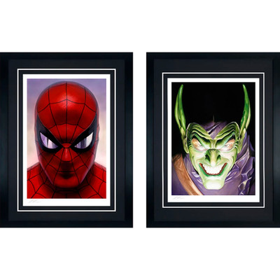 Sideshow Art Print 500849F Spider-Man Of Heroism & Green Goblin Of Villainy Set