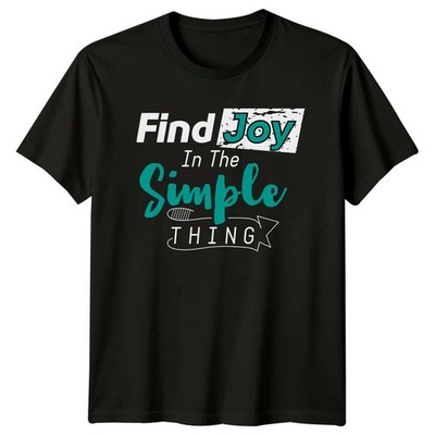 Find Joy In The Simple T-Shirt Minimalist Lifestyle Geschenk für Sie und Ihn