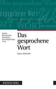 Das gesprochene Wort von Aderhold, Egon | Buch | Zustand gut - Aderhold, Egon