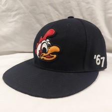 Chick-fil-A Black 50 Wool Adjustable Strapback Hat  67 Patch Doodle Logo Mascot