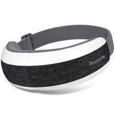 SereneLife Smart Eye Massager with Heat and Compression for Migraines and Stress