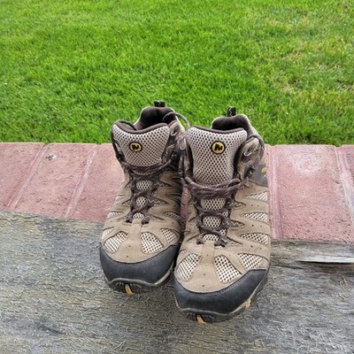 Merrell Moab 2 Mid Ventilator Women's Size 8 Hiking Boots - Taupe/Brindle