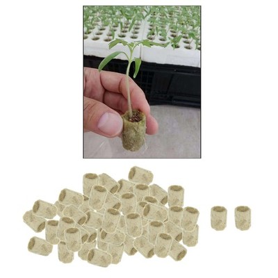 50 Stück Gartenblumensamen Starter Plugs Cubes Rock Wool Nursery Block