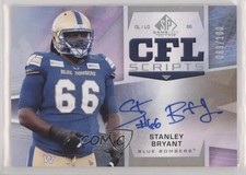 2021 SP Game Used Edition CFL Scripts 89/100 Stanley Bryant #S-SB Auto n5h