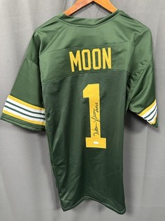 Warren Moon HOF Signed Edmonton Eskimos Football Jersey AUTO JSA COA Sz XL