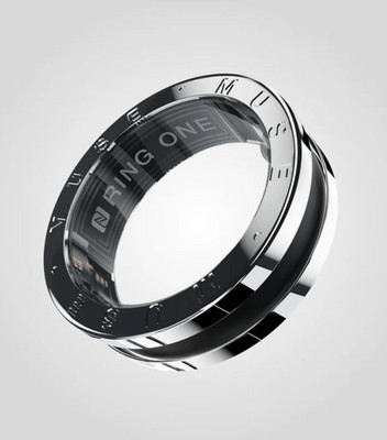 Muse Health Ring One Smart Ring Black Titanium All Metal Edition - Size 9 (NEW)