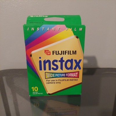 Fujifilm Instax Wide Picture Format New In Pack-10 Peice Total 