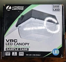 Lithonia Lighting Outdoor VRC LED Canopy Light - 41W 3400 Lumens (See Details)