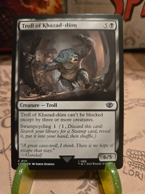 MTG Troll of Khazad-dum Universes Beyond the Lord of the Rings Regular Common NM